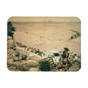 'The Hold Up', c.1900 (oil on canvas) Magnet
