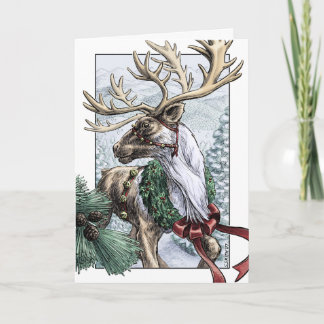 "The Holiday Courier" card with your own message