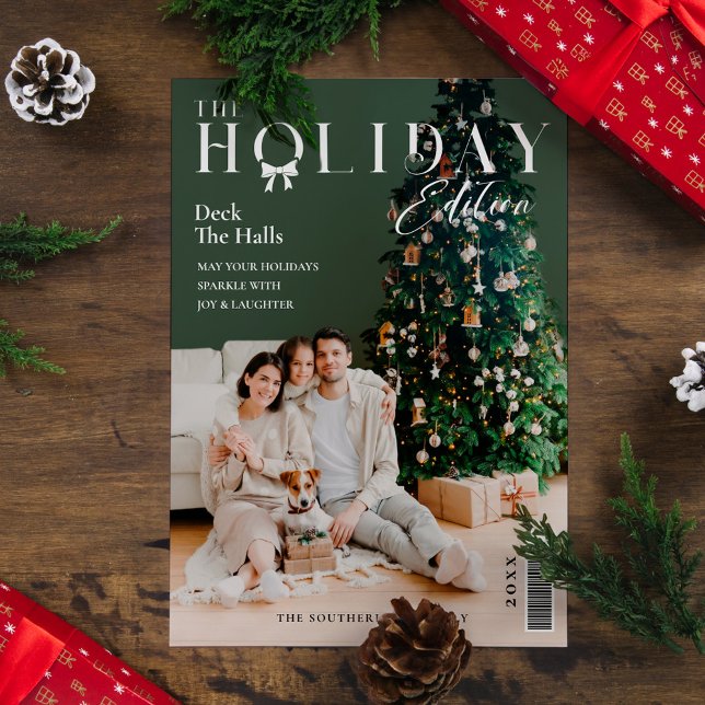 The Holiday Edition Family Photo Magazine Cover (The Holiday Edition Family Photo Magazine Cover)