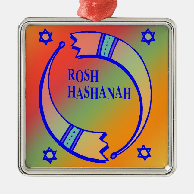 The Holiday Horns - Metal Tree Decoration (Front)