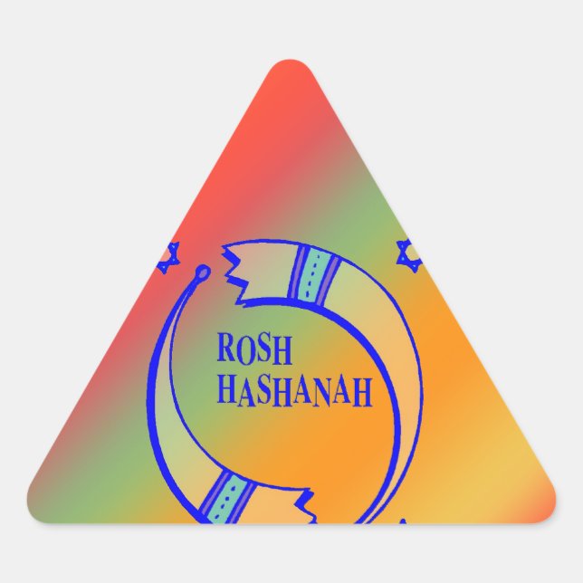 The Holiday Horns - Triangle Sticker (Front)