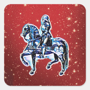 The Holiday Knight       Square Sticker