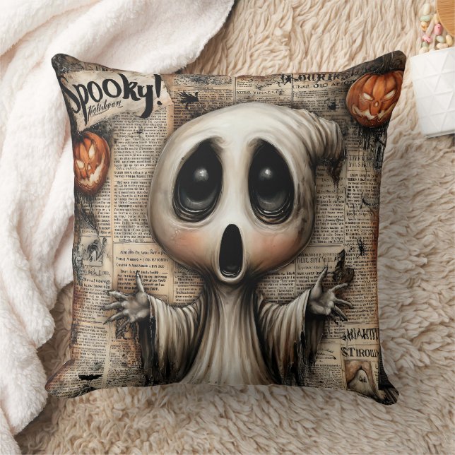 The Hollow-Eyed Howler in the Paper-Lantern Fog Cushion (Blanket)