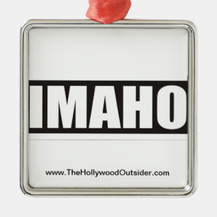The HOllywood Outsider IMAHO Christmas Ornament