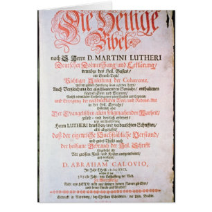 The Holy Bible, Vol. I., 1681