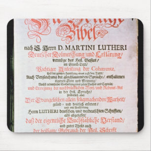 The Holy Bible, Vol. I., 1681 Mouse Pad