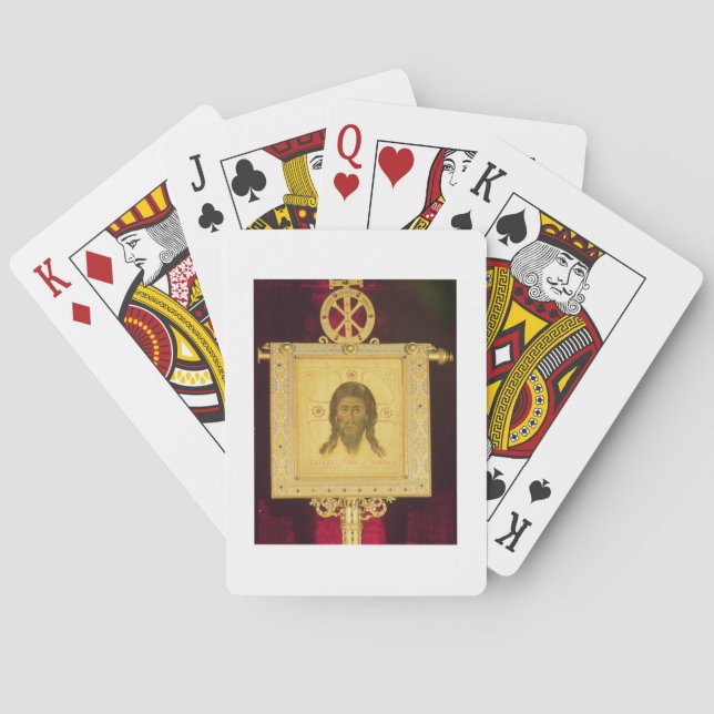 The Holy Face, 1249 (panel) Playing Cards (Back)