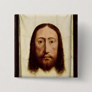 The Holy Face, c.1450-60 15 Cm Square Badge