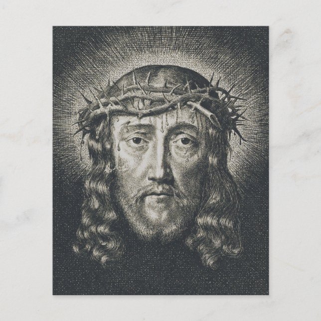 The Holy Face crowned with thorns (Front)