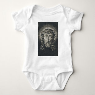 The Holy Face crowned with thorns Baby Bodysuit