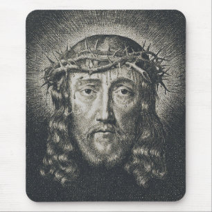 The Holy Face crowned with thorns Mouse Pad