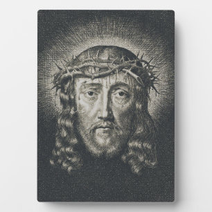 The Holy Face crowned with thorns Plaque