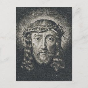 The Holy Face crowned with thorns Postcard