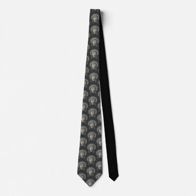 The Holy Face crowned with thorns Tie (Front)