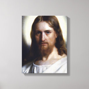 The Holy Face of Jesus Devotional Image. Canvas Print