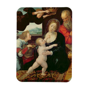 The Holy Family, 1522 (oil on panel) Magnet