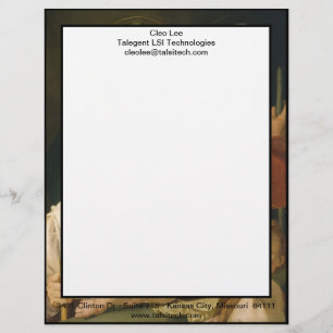 The Holy Family - Agnolo Bronzino Personalised Letterhead