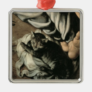 The Holy Family around a Fire, c.1532-33 Metal Tree Decoration