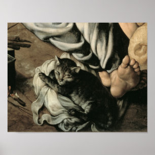 The Holy Family around a Fire, c.1532-33 Poster