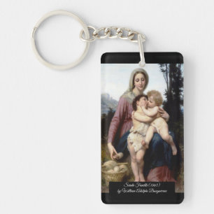 The Holy Family by Bouguereau Key Ring