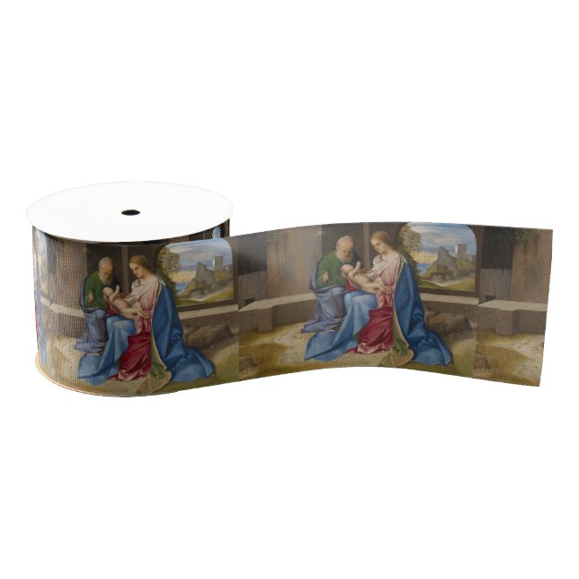 The Holy Family by Giorgione Grosgrain Ribbon (Spool)