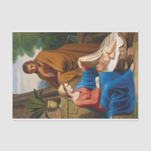 The Holy Family by Josef Arnold the Elder Tissue Paper (Front)