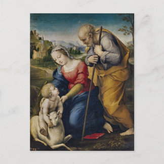 The Holy Family by Raphael Postcard