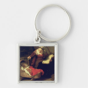 The Holy Family, c.1645 Key Ring