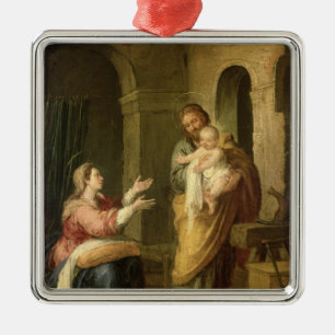 The Holy Family, c.1660-70 Metal Ornament