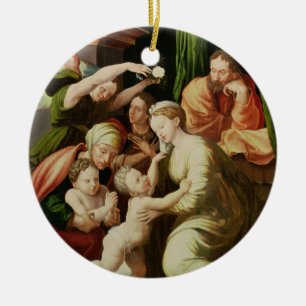 The Holy Family Ceramic Ornament