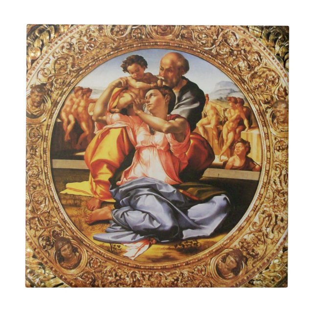The Holy Family Ceramic Tile (Front)