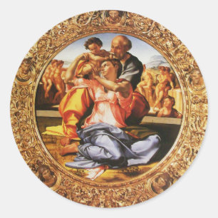 The Holy Family Classic Round Sticker