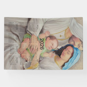 The Holy Family: Divine Love 2026 Calendar Banner