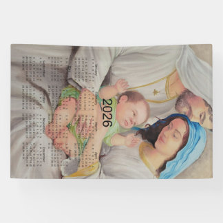The Holy Family: Divine Love 2026 Calendar Banner