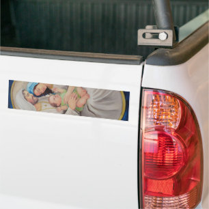 The Holy Family: Divine Love Portrait Bumper Sticker