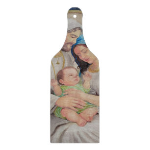 The Holy Family: Divine Love Portrait Cutting Board