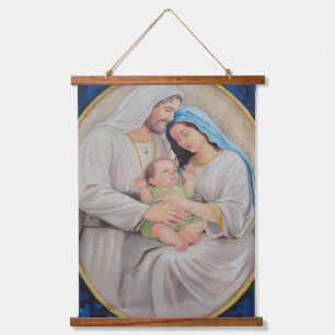 The Holy Family: Divine Love Portrait Hanging Tapestry