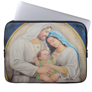 The Holy Family: Divine Love Portrait Laptop Sleeve