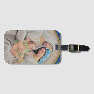 The Holy Family: Divine Love Portrait Luggage Tag