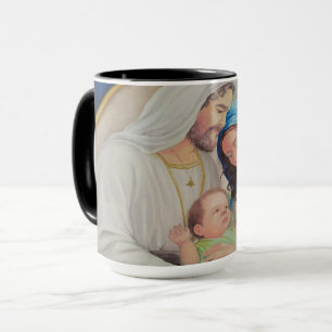 The Holy Family: Divine Love Portrait Mug