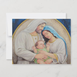 The Holy Family: Divine Love Portrait RSVP Card