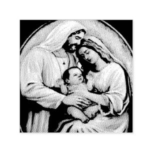 The Holy Family: Divine Love Portrait Self-inking Stamp