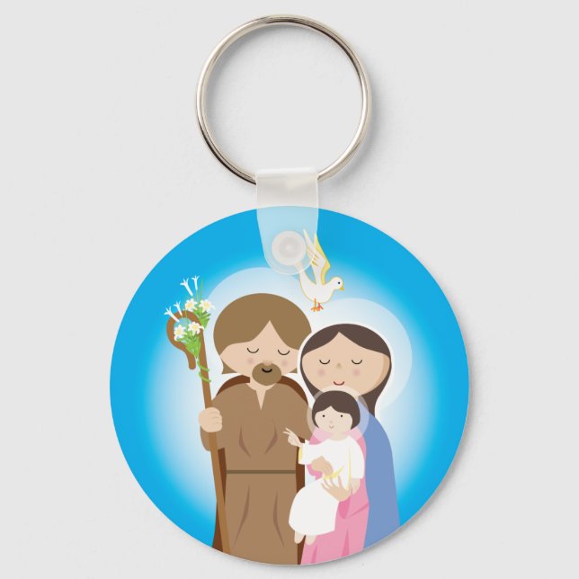 The Holy Family Key Ring (Front)