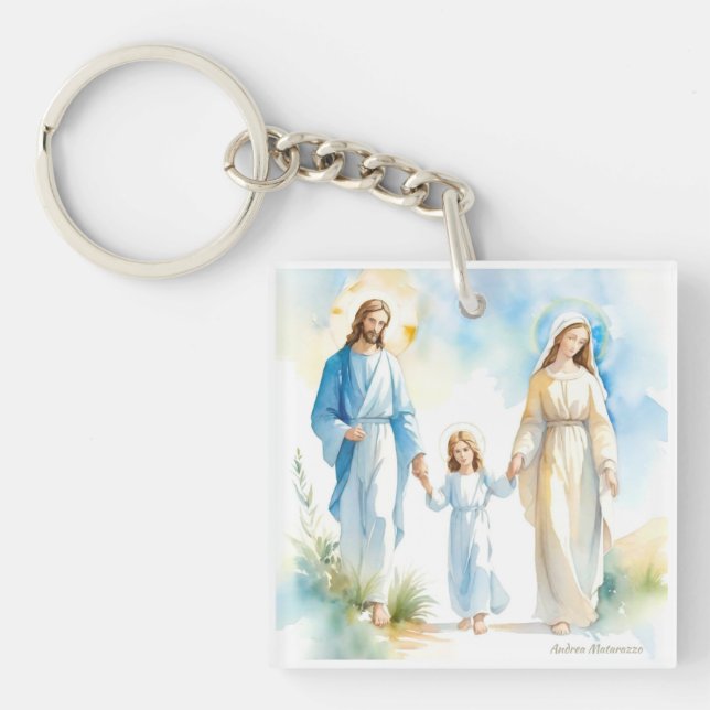 The Holy Family Key Ring (Front)