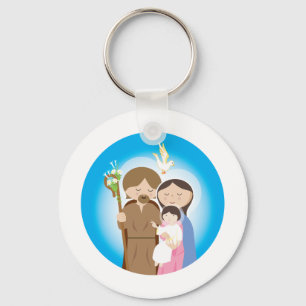 The Holy Family Key Ring