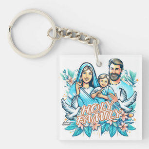 The Holy Family Key Ring