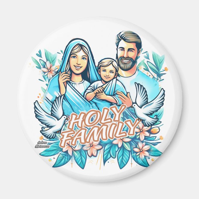 The Holy Family Magnet (Front)