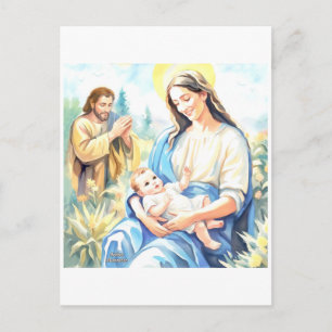 The Holy Family - Nativity Postcard