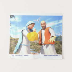 The Holy Family - Nativity  Tapestry