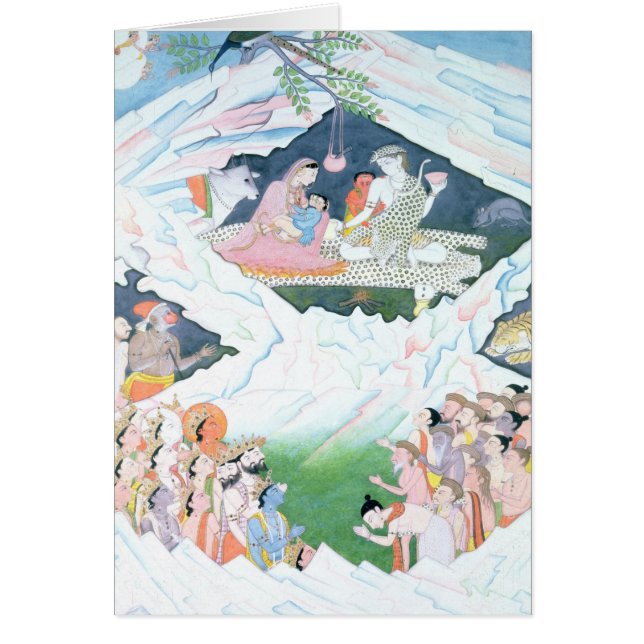 The Holy Family of Shiva and Parvati (Front)